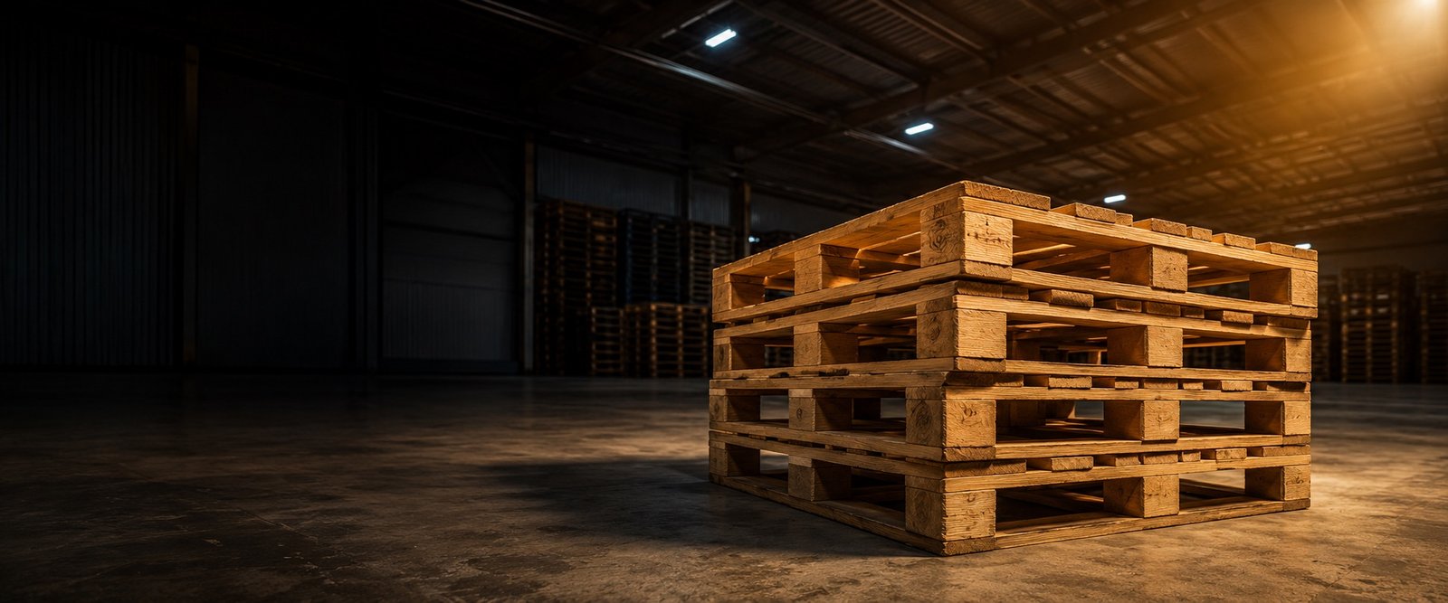 Bodega de pallets de madera en Santiago — 4M Pallets SPA